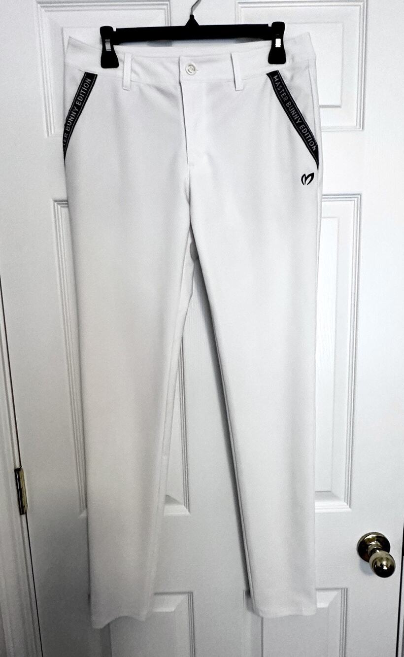 MASTER BUNNY EDITION GOLF PANTS FOR LADIE'S WHITE Size 2 - 30” x 30 1/2”